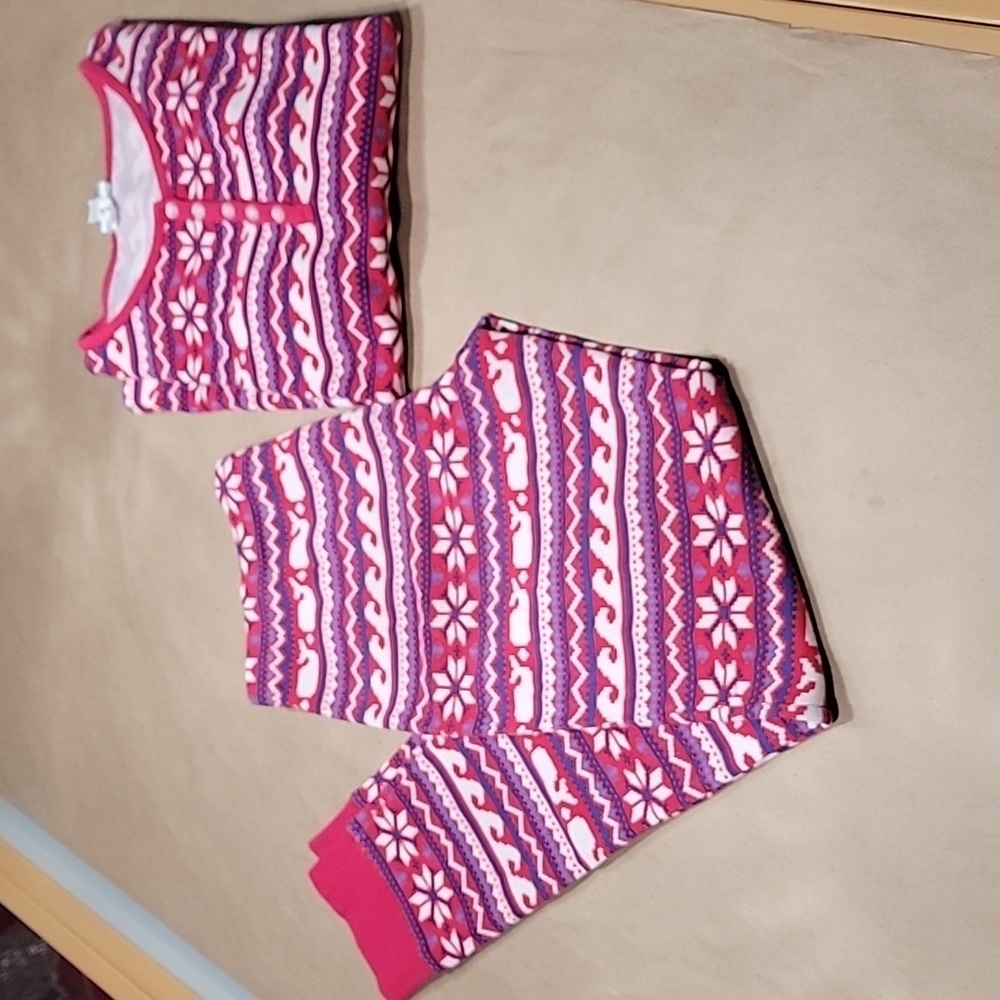 Vineyard Vines, Size S Fair Isle Pajama 2 Piece Set, Excellent Used Condition